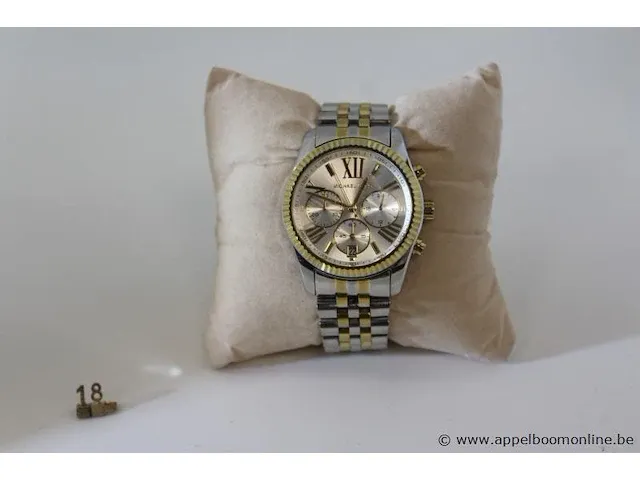 Dameshorloge michael kors mk5955, quartz, vv stopwatch, mogelijke gebruikssporen, mogelijks nieuwe batterij nodig - afbeelding 1 van  3