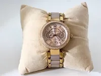 Dameshorloge michael kors mk6110, quartz, dia; 33m, mogelijke gebruikssporen, mogelijks nieuwe batterij nodig - afbeelding 3 van  5