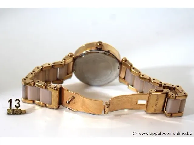 Dameshorloge michael kors mk6110, quartz, dia; 33m, mogelijke gebruikssporen, mogelijks nieuwe batterij nodig - afbeelding 4 van  5