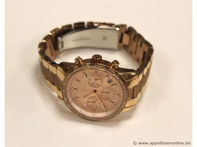 Dameshorloge michael kors mk6598, quartz vv stopwatch, mogelijke gebruikssporen, mogelijks nieuwe batterij nodig - afbeelding 3 van  5