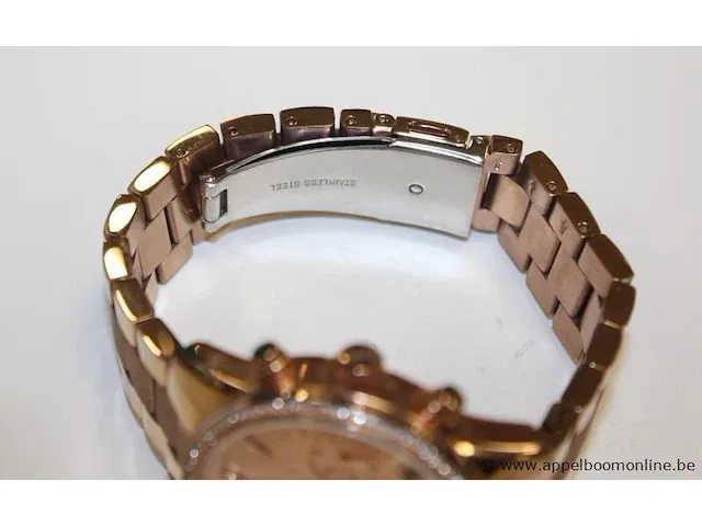 Dameshorloge michael kors mk6598, quartz vv stopwatch, mogelijke gebruikssporen, mogelijks nieuwe batterij nodig - afbeelding 4 van  5