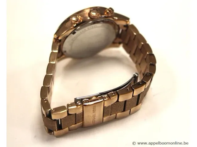 Dameshorloge michael kors mk6598, quartz vv stopwatch, mogelijke gebruikssporen, mogelijks nieuwe batterij nodig - afbeelding 5 van  5