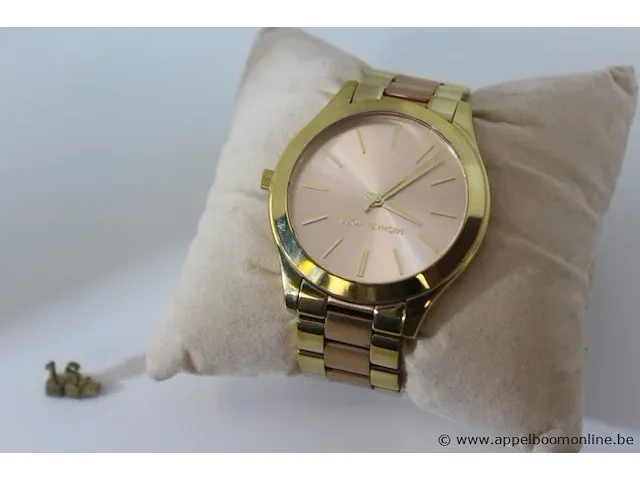 Dameshorloge micheal kors mk3493, quartz, dia 35mm, mogelijke gebruikssporen, mogelijks nieuwe batterij nodig - afbeelding 2 van  4