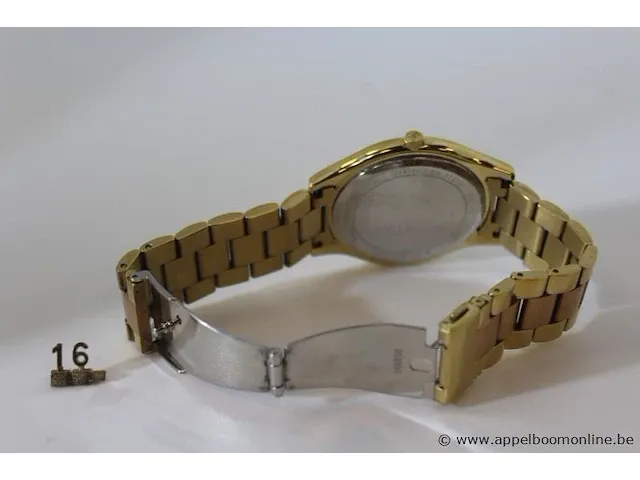 Dameshorloge micheal kors mk3493, quartz, dia 35mm, mogelijke gebruikssporen, mogelijks nieuwe batterij nodig - afbeelding 3 van  4