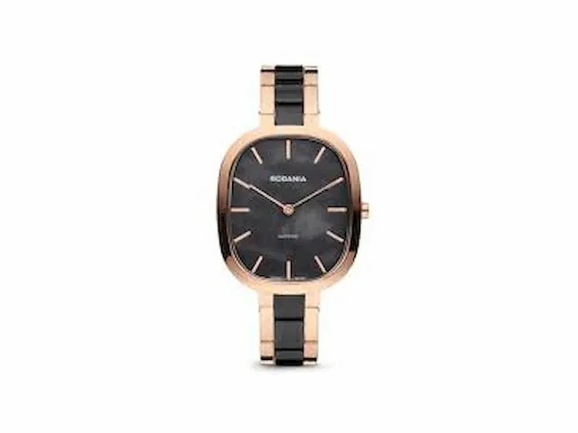 Dameshorloge rodania mystery "firenze" ip rg black ceramic, ref. 2515744 - afbeelding 1 van  1