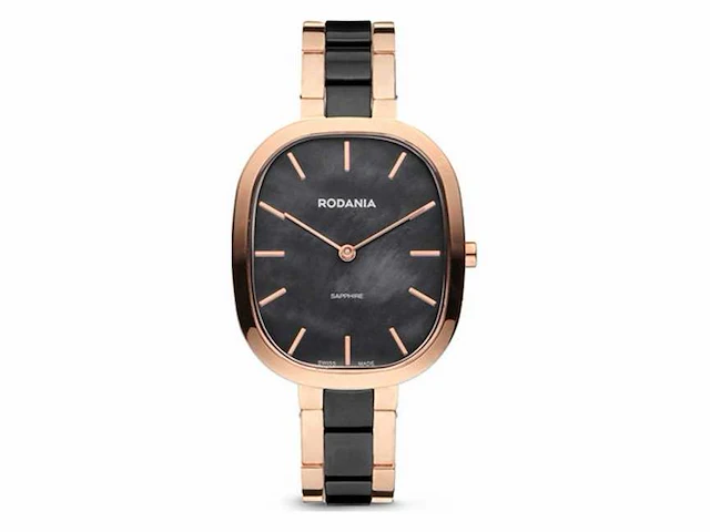 Dameshorloge rodania mystery firenze ip rg+black ceramic - afbeelding 1 van  1