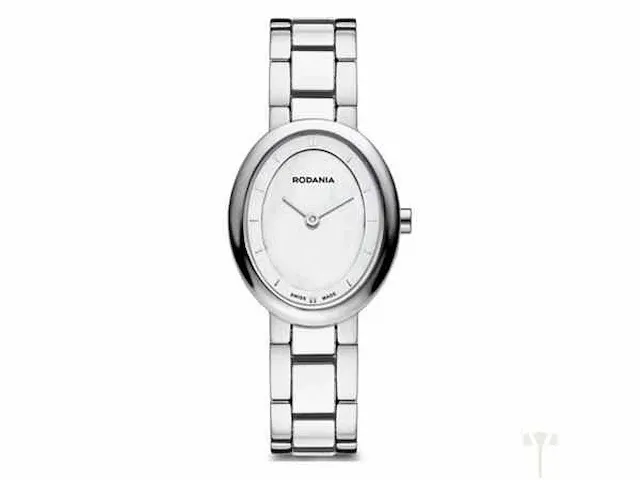 Dameshorloge rodania mystery 'firenze' s/s white ceramic, sapphire 5 atm, ref. 2511640 - afbeelding 1 van  1