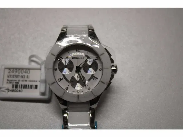 Dameshorloge rodania mystery/mx-r1, sapphire-10, atm, ceramic, steel, ref. 2490040 - afbeelding 2 van  2