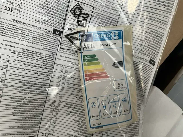 Dampkap aeg dge5861hm - afbeelding 5 van  6