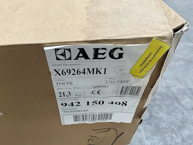 Dampkap aeg x69264mk1 - afbeelding 7 van  7