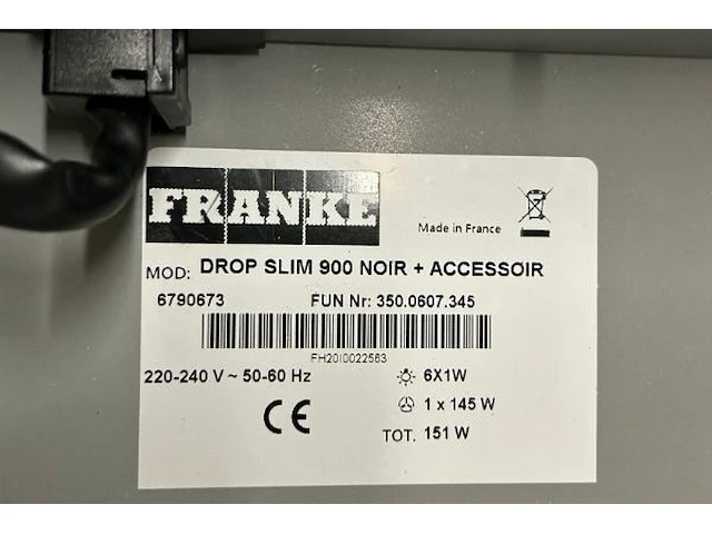 Dampkap franke - afbeelding 3 van  12