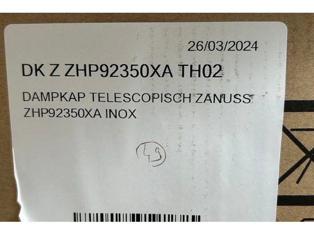Dampkap zanussi 180 w - afbeelding 4 van  4