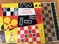 Dam/schaakspel vintage - afbeelding 2 van  2