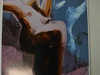 "dancing woman (blue) & (green) els verschueren - afbeelding 3 van  8