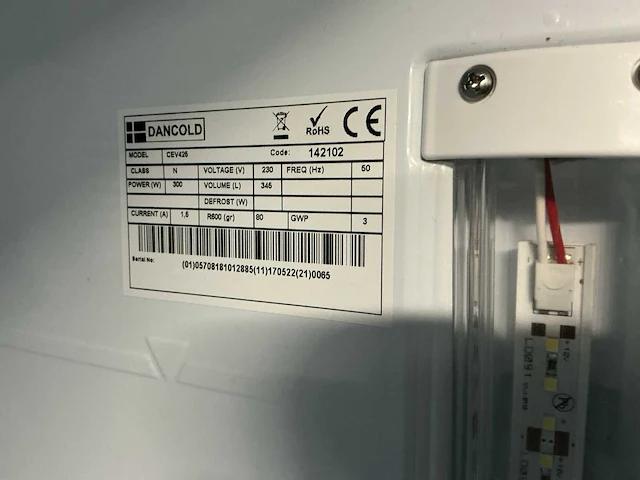 Dancold cev425 koelvitrine - afbeelding 4 van  6