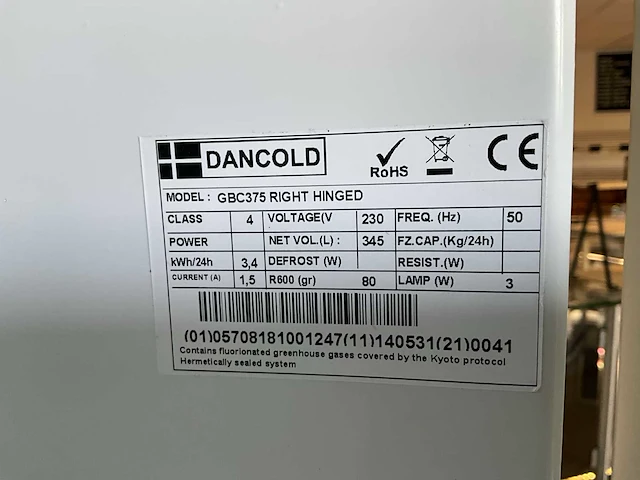 Dancold gbc375 koelkast - afbeelding 6 van  6