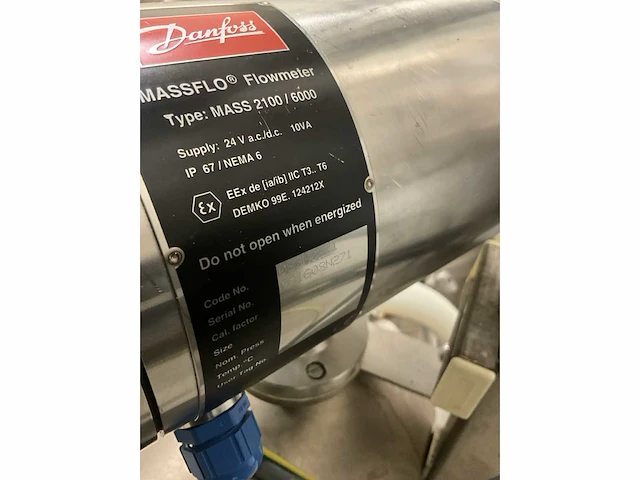 Danfoss massflo mass2100/6000 atex debietmeter - afbeelding 5 van  7