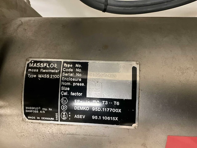 Danfoss massflo mass2100/6000 atex debietmeter - afbeelding 6 van  7