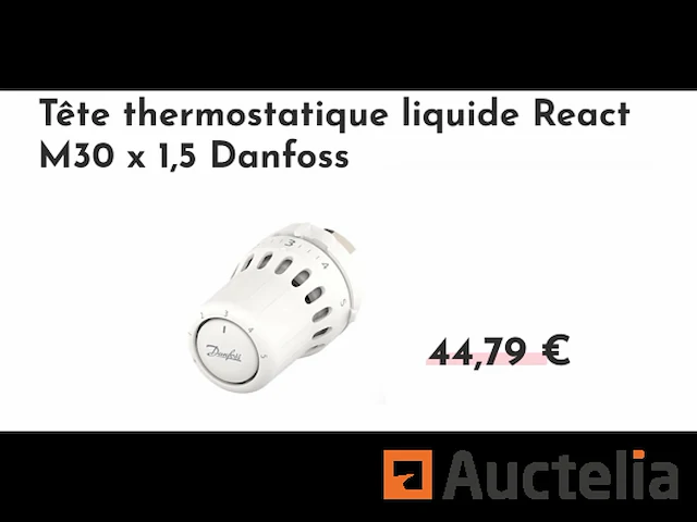 Danfoss react m30 thermostatische kraan x 1.5 - afbeelding 1 van  1