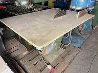 Dankaert zaagtafel