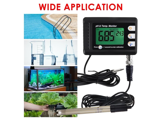 Danoplus ph & temperatuur meter - afbeelding 5 van  5