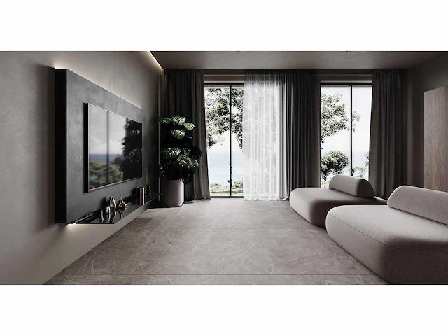 Dante light grey 60x120 cm tegel 120,96 m² - afbeelding 2 van  4
