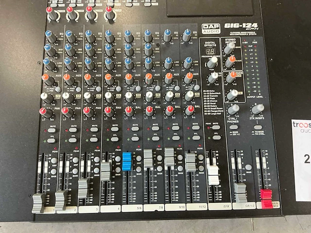 Dap audio gig-124 cfx mengtafel - afbeelding 3 van  5