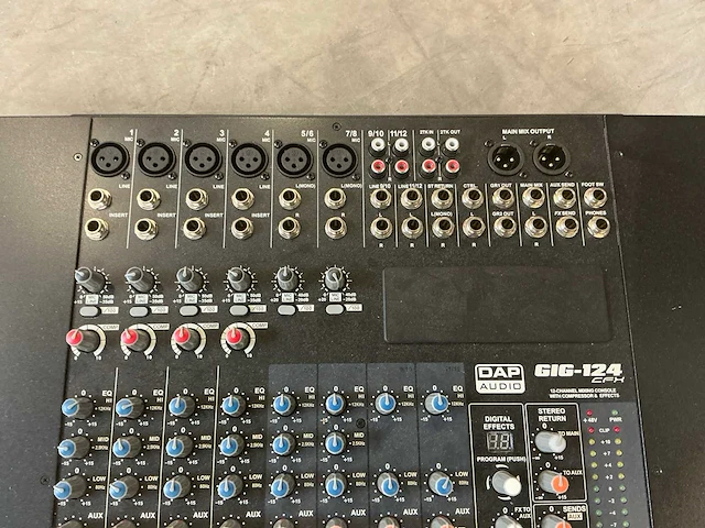 Dap audio gig-124 cfx mengtafel - afbeelding 4 van  5