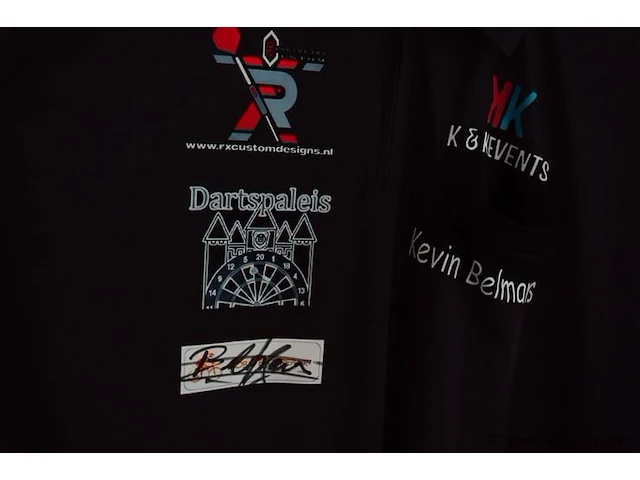 Darts shirt. kevin belmans - afbeelding 2 van  3