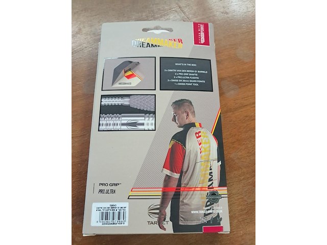 Dartset nieuw nooit gebruikt dimitri van den bergh - afbeelding 2 van  4
