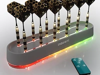 Dartshouder met verlichting - afbeelding 1 van  4
