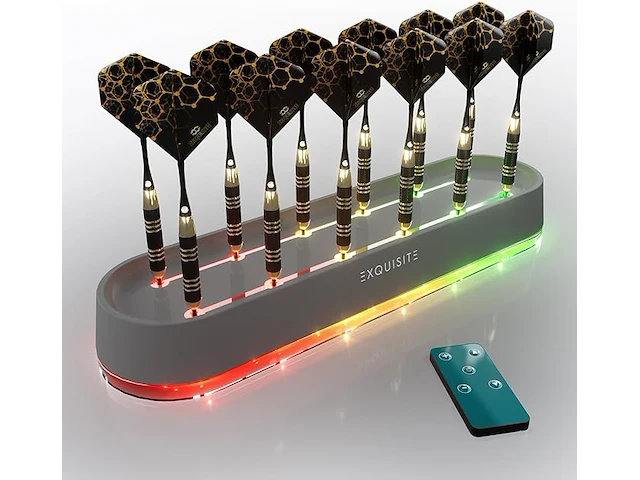 Dartshouder met verlichting - afbeelding 1 van  4