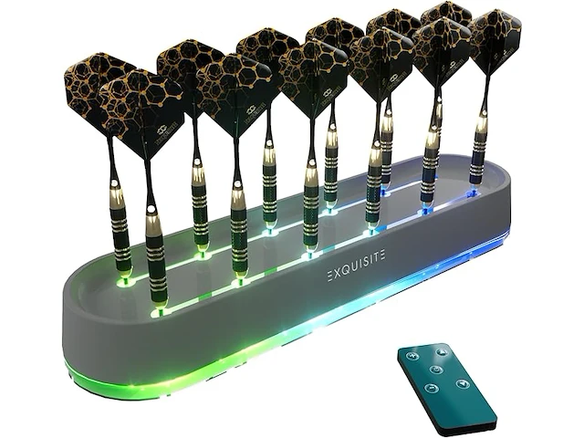 Dartshouder met verlichting - afbeelding 1 van  3