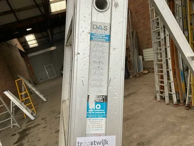 Das ladders hercules aluminium trapladder - afbeelding 4 van  4