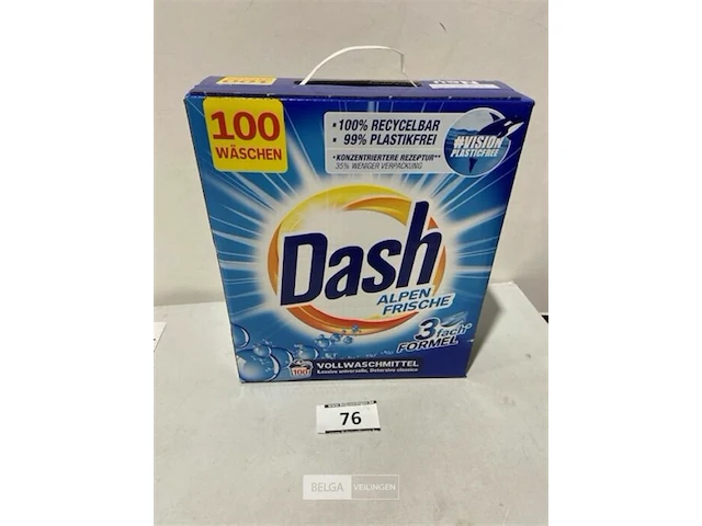 Dash waspoeder 6kg 100 sc alpenfris - afbeelding 1 van  3