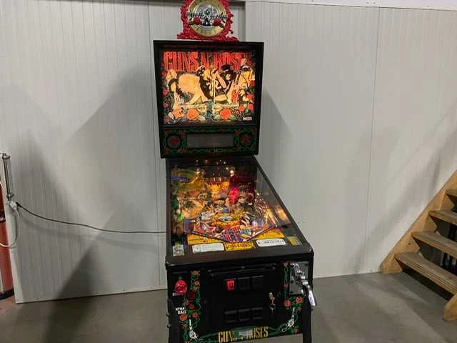 Data east - guns & roses - flipperkast - afbeelding 1 van  6