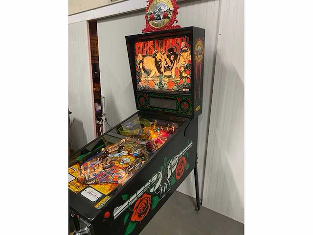 Data east - guns & roses - flipperkast - afbeelding 3 van  6