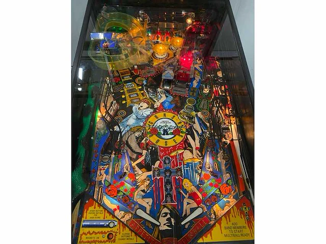 Data east - guns & roses - flipperkast - afbeelding 4 van  6