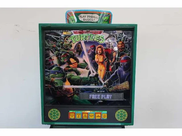 Data east - teenage mutant ninja turtles - flipperkast - afbeelding 1 van  8