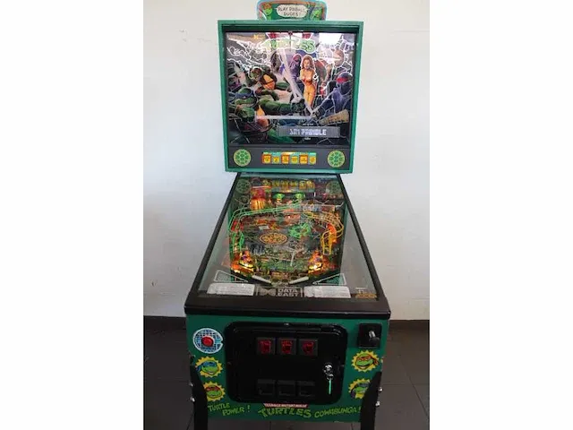 Data east - teenage mutant ninja turtles - flipperkast - afbeelding 2 van  8