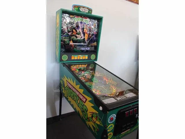 Data east - teenage mutant ninja turtles - flipperkast - afbeelding 3 van  8