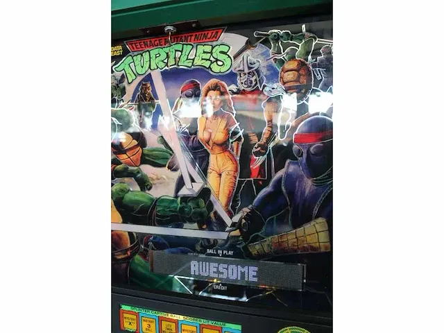 Data east - teenage mutant ninja turtles - flipperkast - afbeelding 7 van  8