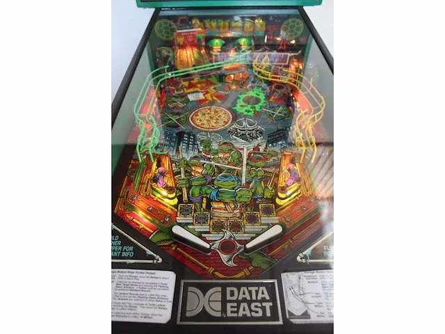 Data east - teenage mutant ninja turtles - flipperkast - afbeelding 8 van  8