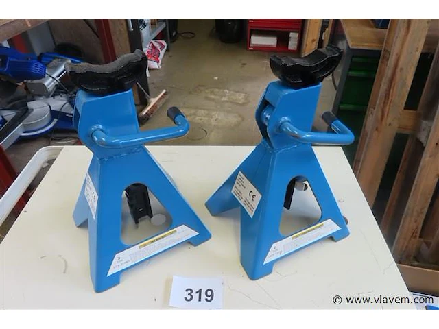 Datona 2 ton jack stand, 2 stuks - afbeelding 1 van  3