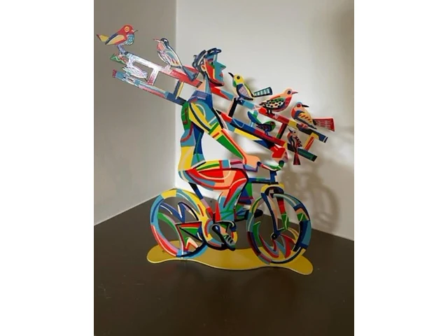 David gerstein “fietser” - afbeelding 2 van  2
