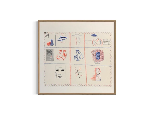 David hockney - lithografie 1977 - afbeelding 1 van  1