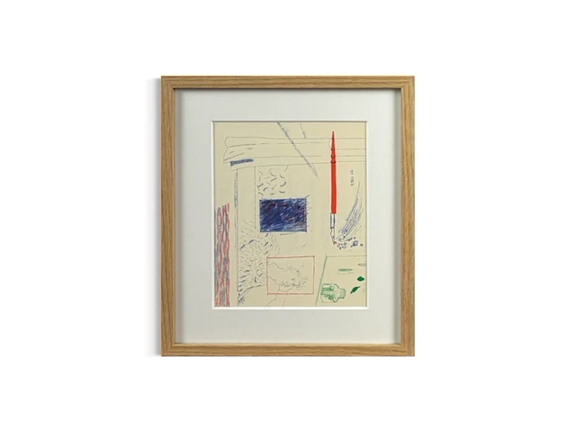 David hockney - lithografie 1977 - afbeelding 1 van  1