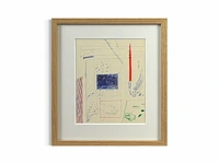 David hockney - lithografie 1977 - afbeelding 1 van  1