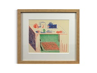 David hockney - lithografie 1977 - afbeelding 1 van  1