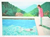 David hockney - portret van een kunstenaar (zwembad met twee figuren) - afbeelding 5 van  12